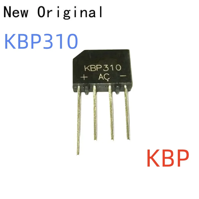

Kbp310 Kbp New and Original 3.0A Single-Phase Gpp Bridge Rectifier