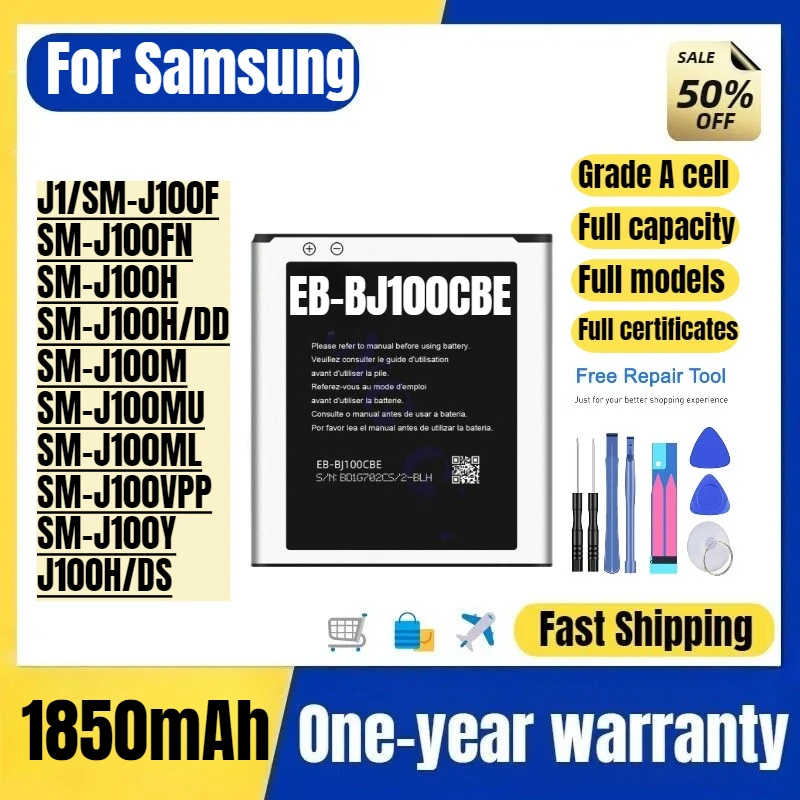 EB-BJ100CBE for Samsung J1/SM-J100F/SM-J100FN/SM-J100H/SM-J100H/DD/SM-J100M/SM-J100MU/SM-J100ML/SM-J100VPP/SM-J100Y/J100H/DS
