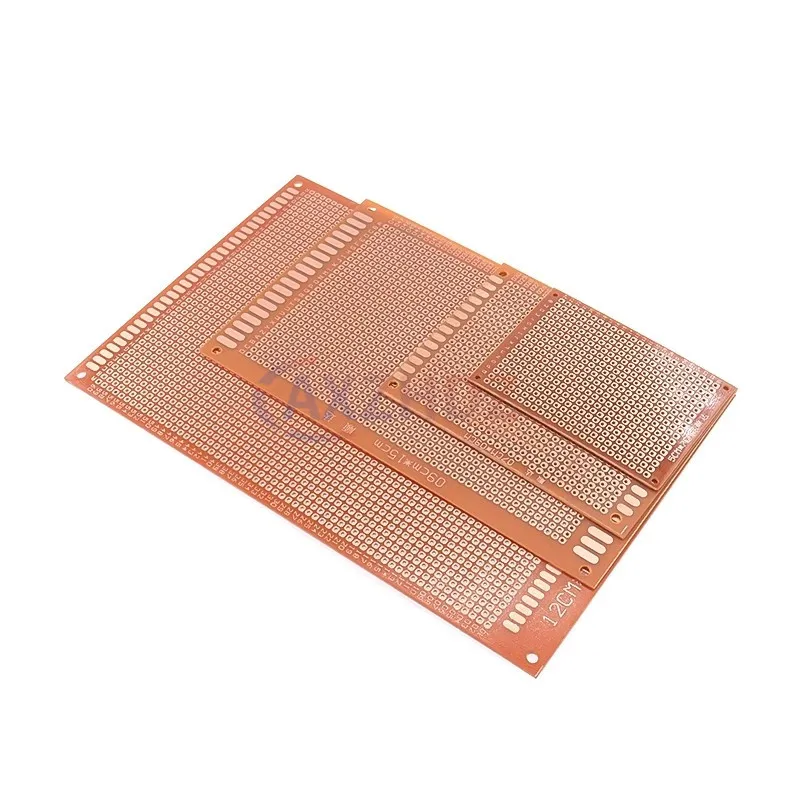 5 SZT. Jednostronna Płytka Prototypowa PCB Uniwersalna Płytka Bakelitowa Miedziana do Eksperymentów Obwodów DIY 2.54mm 5*7cm 7*9cm 9*15cm 12*18cm
