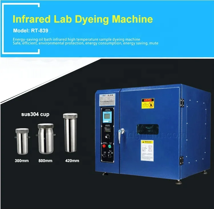 Stainless Steel Beaker Dyeing Machine Textile Laboratory Equipment For Small Fabric Sample Dye Test Color Matching Application