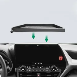 For Toyota Highlander 2021 2022 Dashboard Storage Box Car Phone Holder Navigation Screen Magnetic Cell Phone Holder for Car