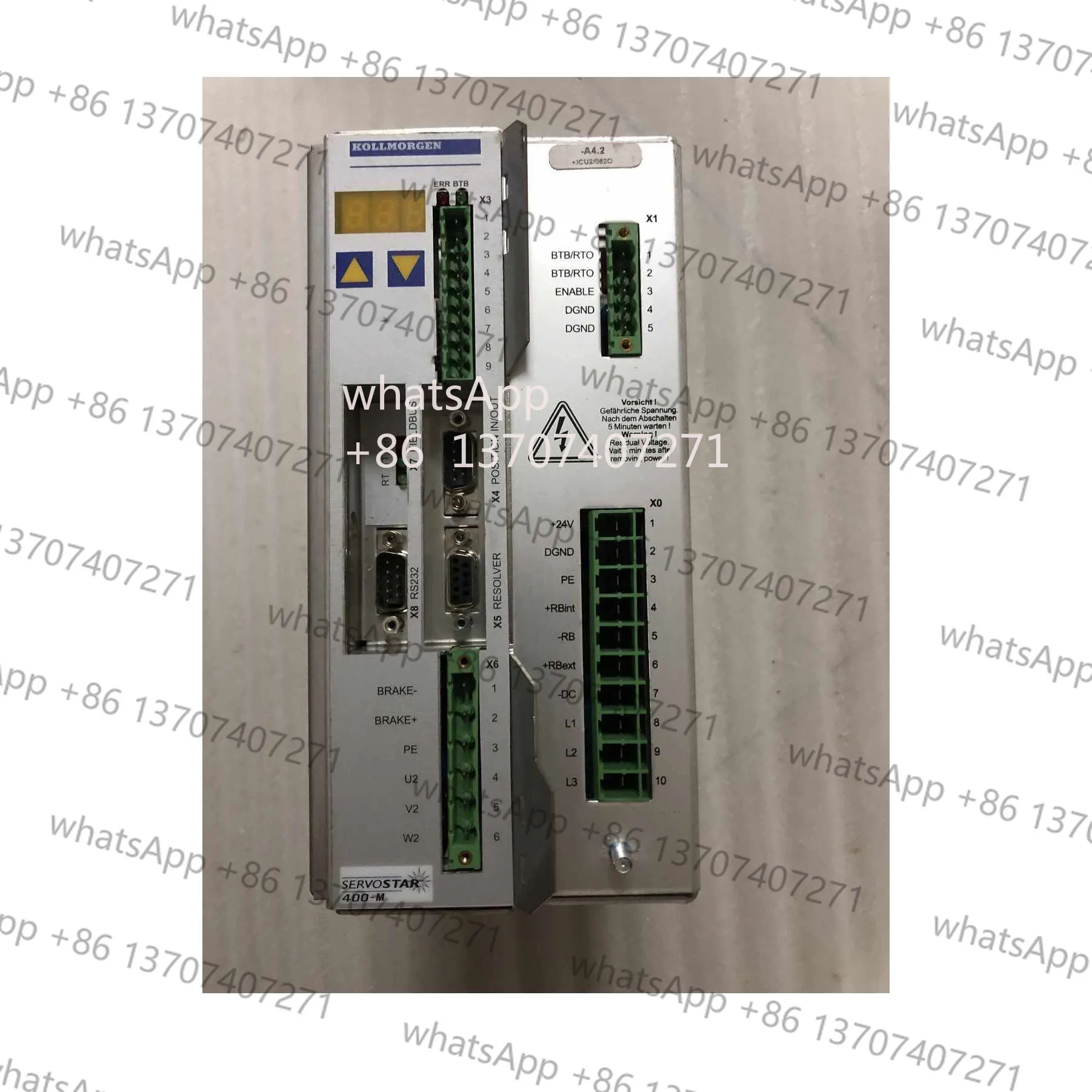 

Second-hand SERVOSTAR 403M-S S4036M-SE Servo drive For KOLLMORGEN
