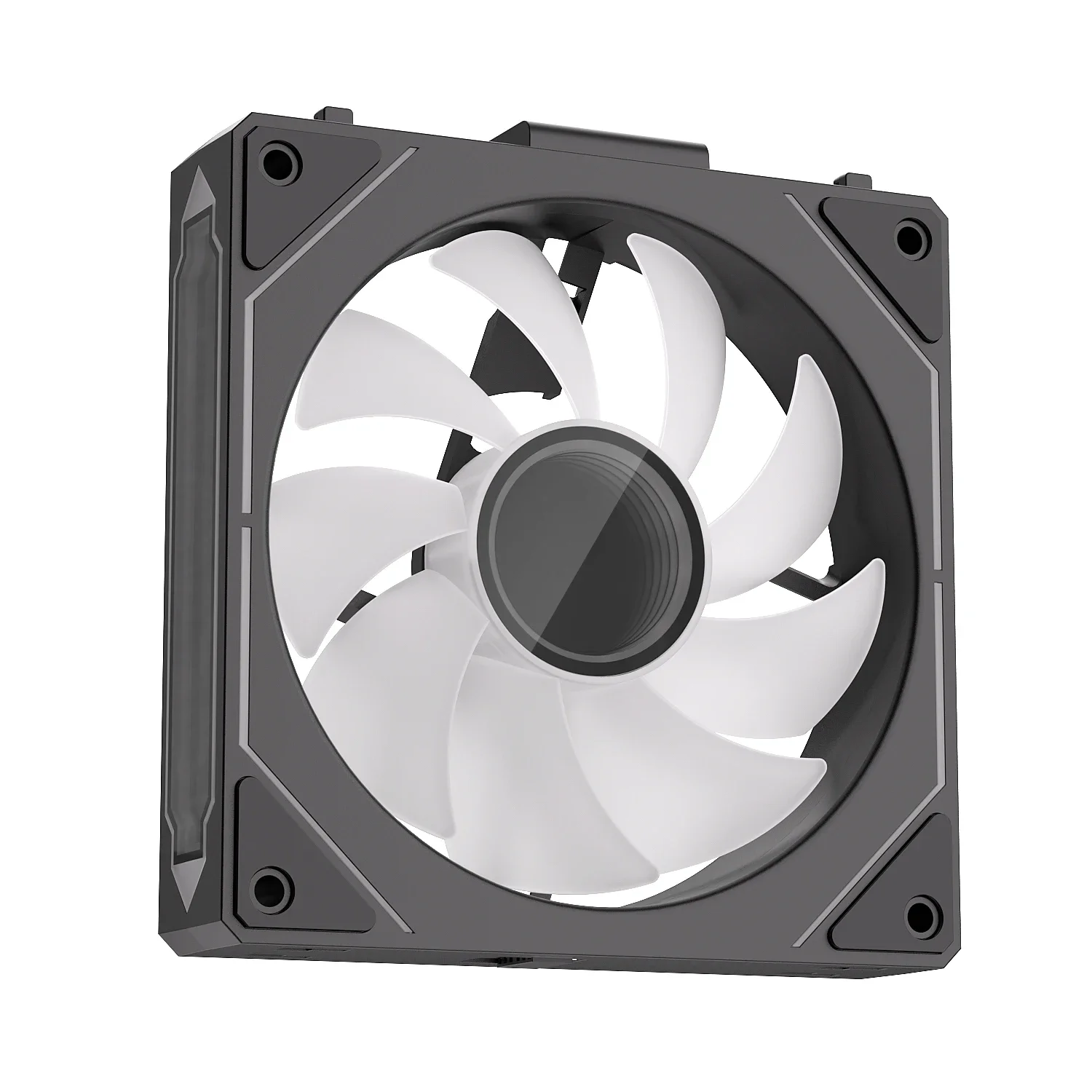 Teucer 12cm ventilador de Control PWM silencioso 5V 3 pines ARGB con AURA SYNC ventilador de chasis de 4 pines para refrigeración por agua de carcasa de PC
