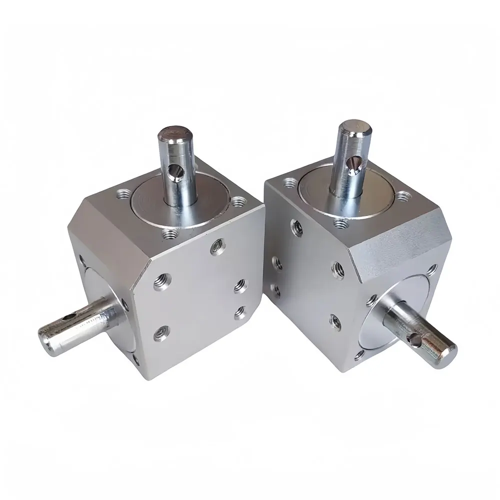 Imagem -02 - Ângulo Direito Cônico Gearbox Gearbox Dispositivo Diferencial Relação de Velocidade 1:1 Duplo mm Shaft Novo