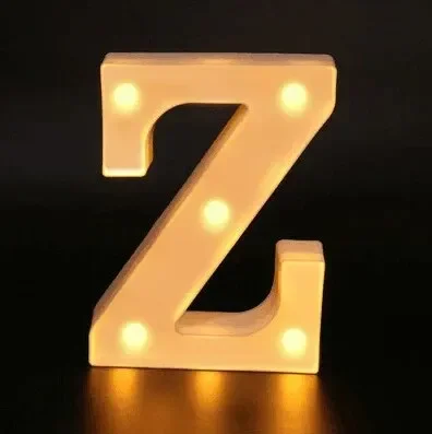 Ins Hot Sale 26 English Letter  Light Design Lamp  Wedding Birthday Colorful Light Proposal Confession Surprise Night Rgb lamp