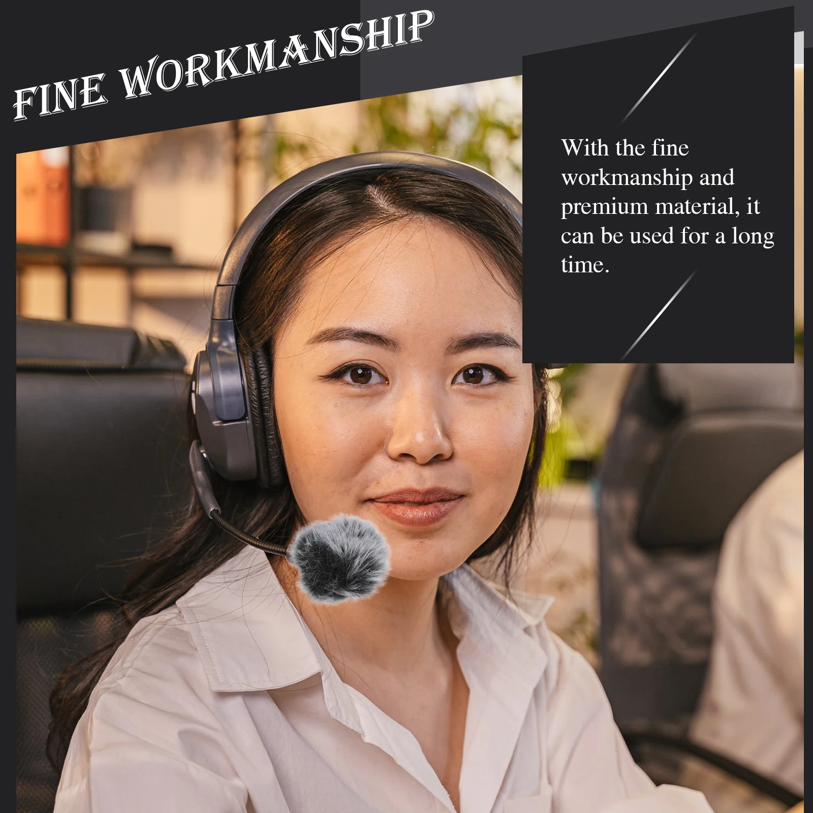 

5Pcs Microphone Accessory Clip on Cover Anti Wind Saliva Impurities Durable Texture Premium Quality