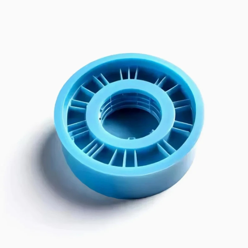 Plastic Injection Manufacturers Customized ABS PP PC POM material blue injection molded ring structural parts
