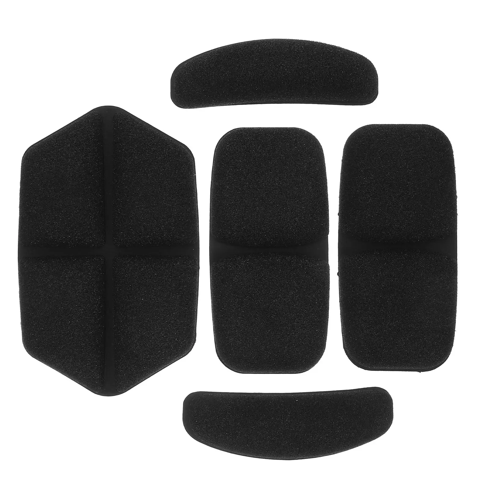 5 Pcs Cycling Lining Bike Pads Riding Padding Kit Motorcycle Accessories Sponge Base for Helmets Football