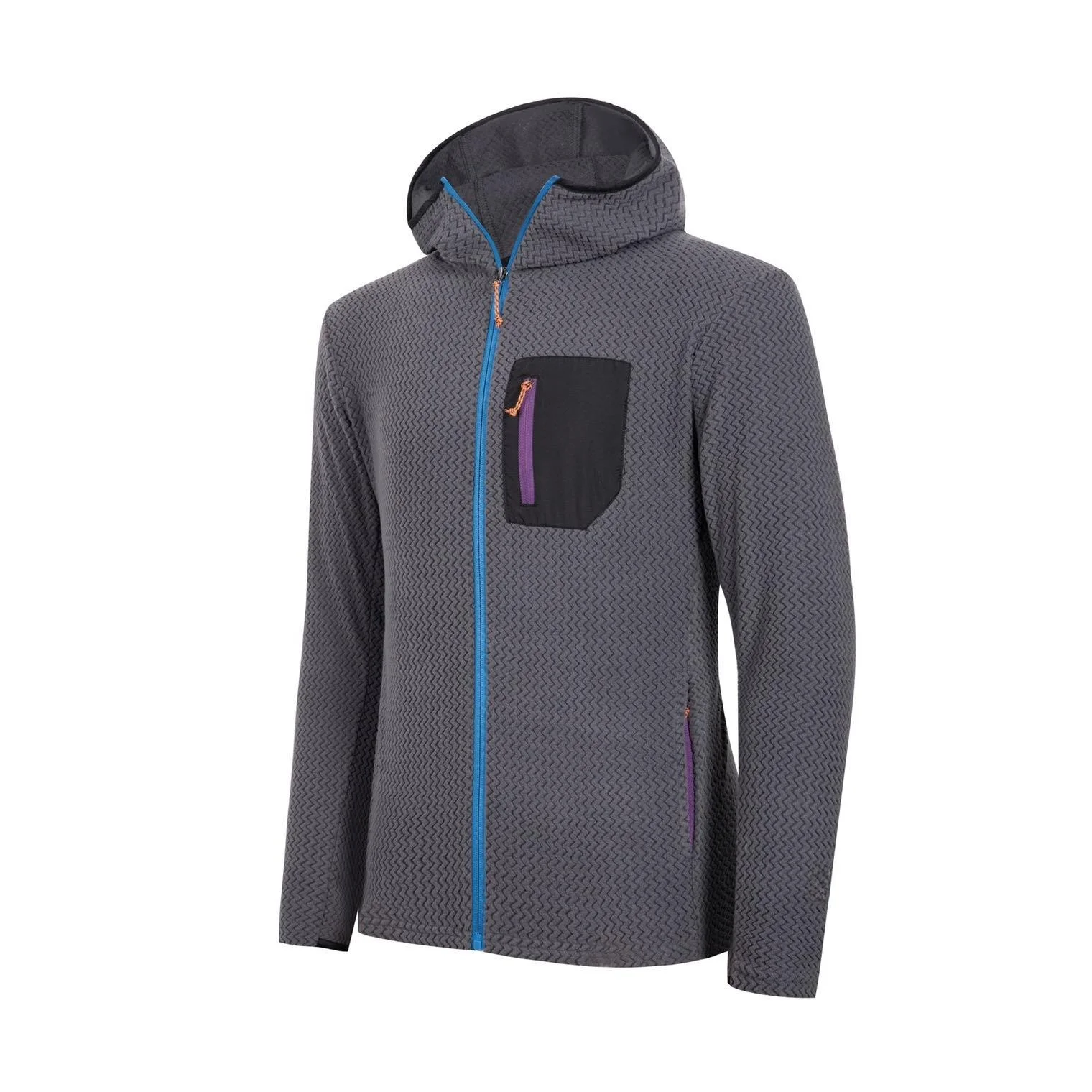 ハイエンドアウトドア防風暖かいフリースジャケットメンズレディーススポーツレジャーミドルレイヤー波模様カップルコート