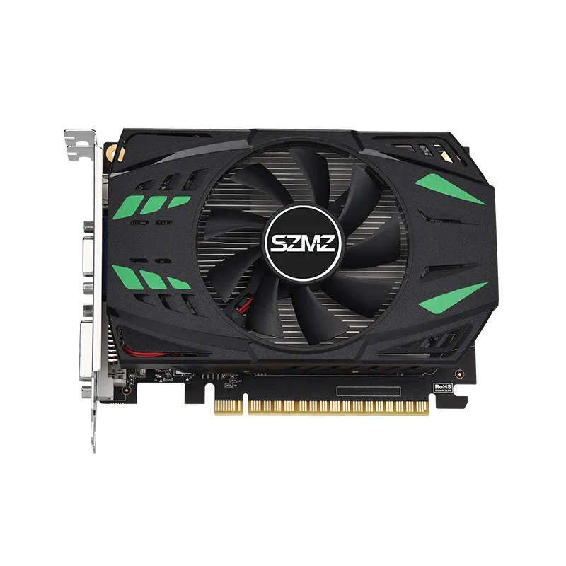 GTX650 interfaccia HD di raffreddamento automatico a ventola singola per ufficio con gioco di schede grafiche indipendenti da 1GB con VGA