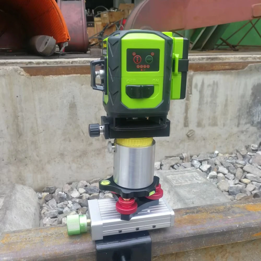 

Portable Automatic Rotating Laser Levels Self Leveling 360 Rail Green Beam Cross Line Laser Level