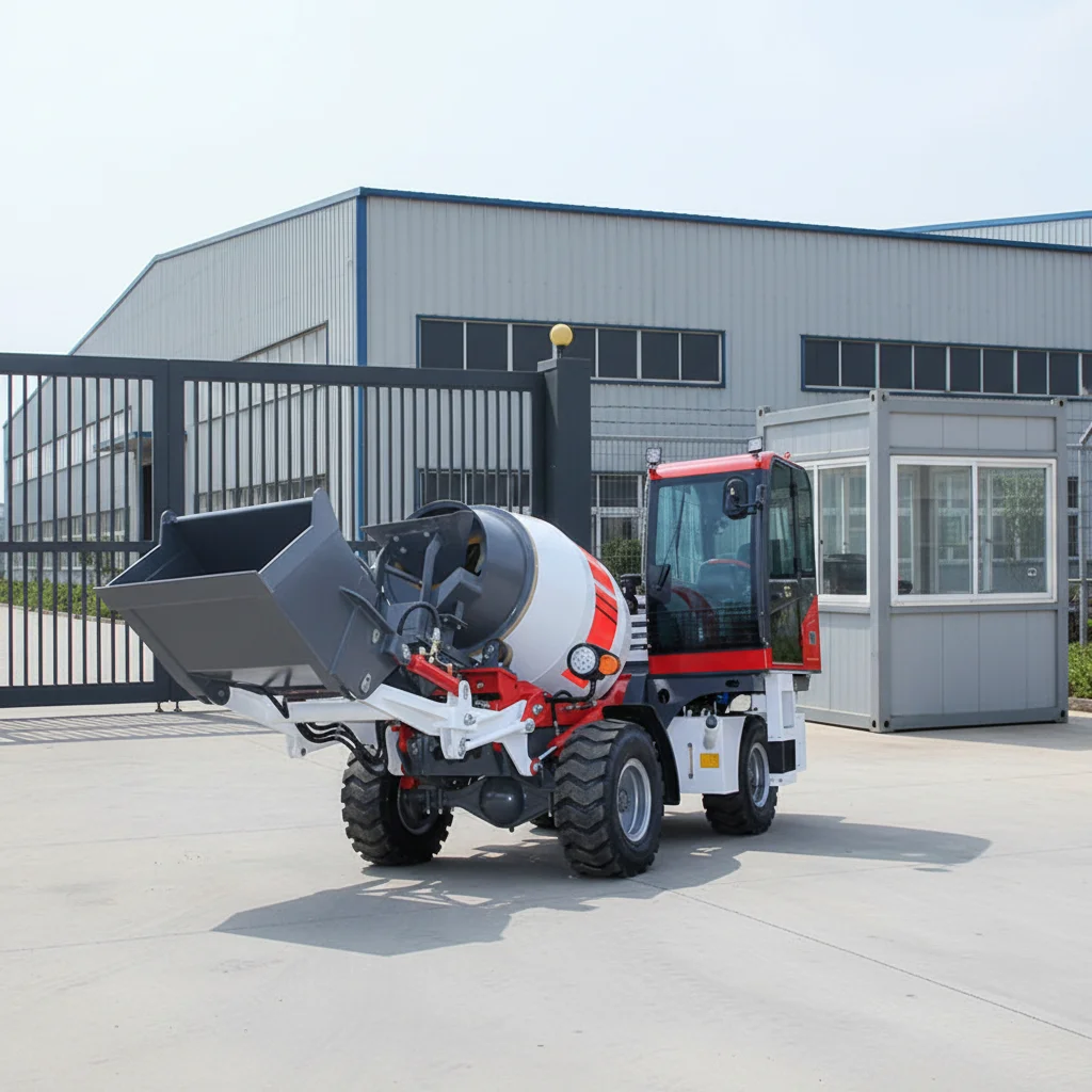 Customized Reliable Quality Self Loading Concrete Mixer Truck From Chinese Factory