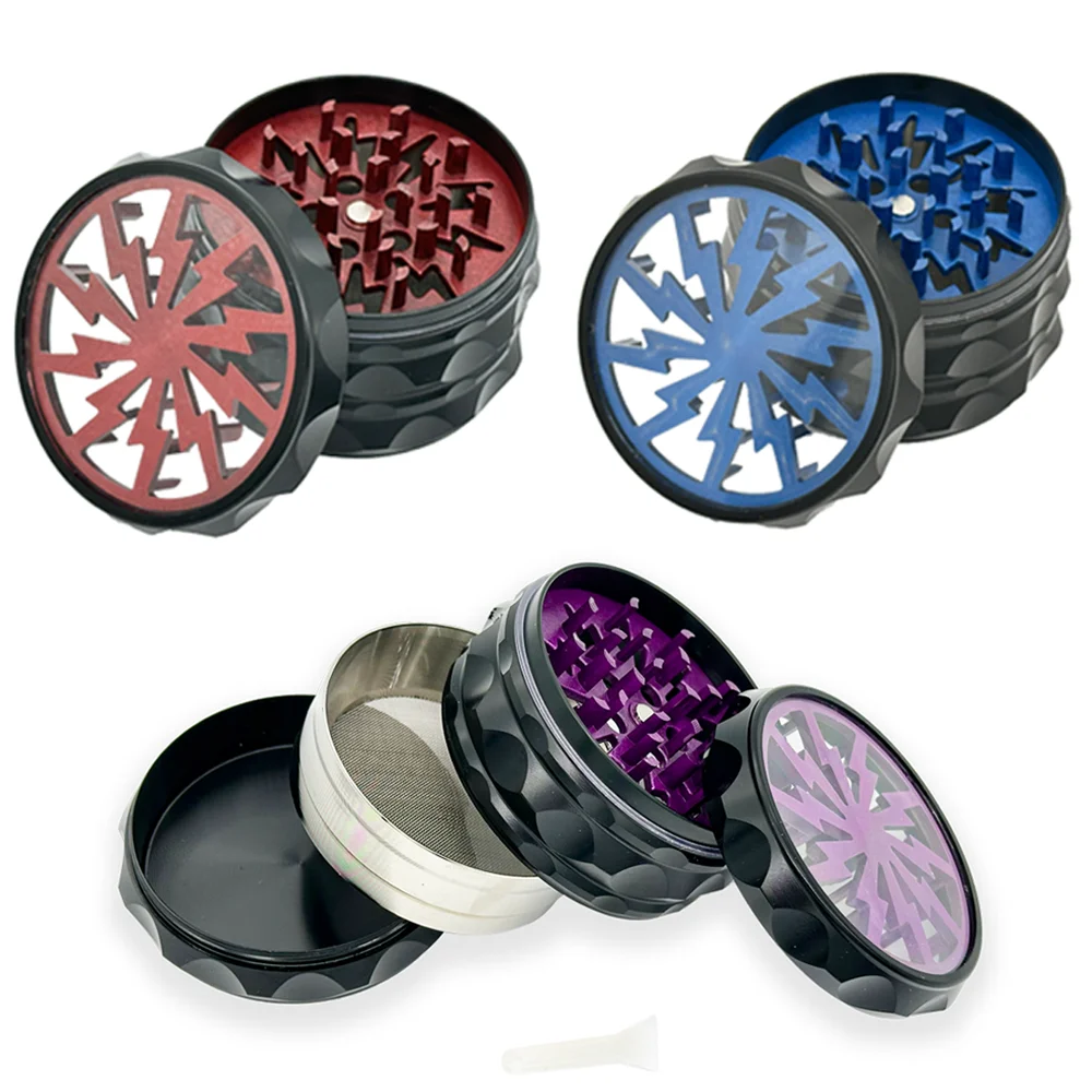 

Premium Flash Grinder 4 Layers 63mm Ziny Alloy Metal Herb Crusher Spice Grinder