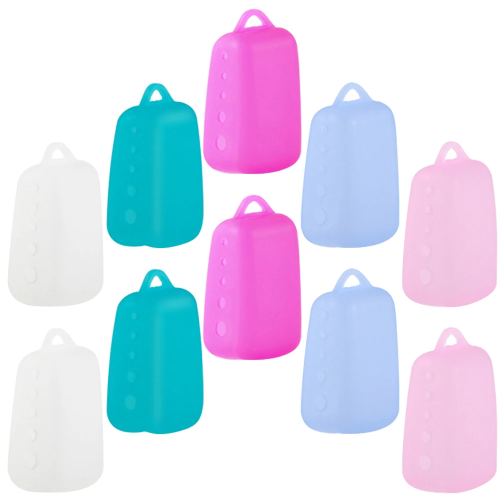 ฝาครอบหัวแปรงสีฟัน 10 ชิ้น แบบพกพา สำหรับเดินทาง ทำจากซิลิโคน ป้องกันได้ดี เหมาะสำหรับใช้ในบ้าน ตั้งแคมป์ และการเดินทาง