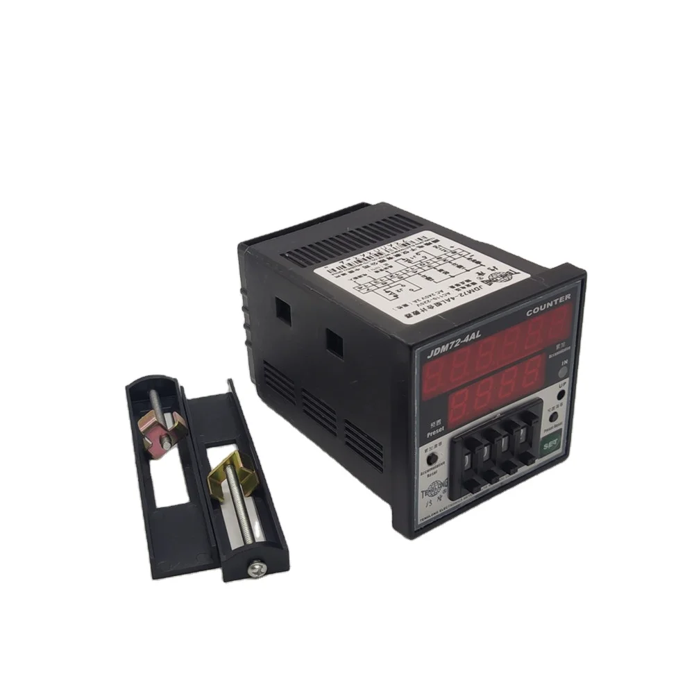 

AC110~220V JDM72-4AL Electronic Preset Counter Double Row Total Batch Display Counter