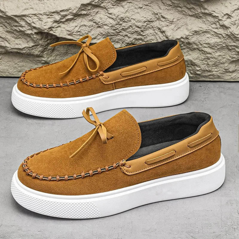 suede loafers for man slip on shoes comfort casual man shoes loafers men's sneakers and casual shoes mocassin homme en cuir