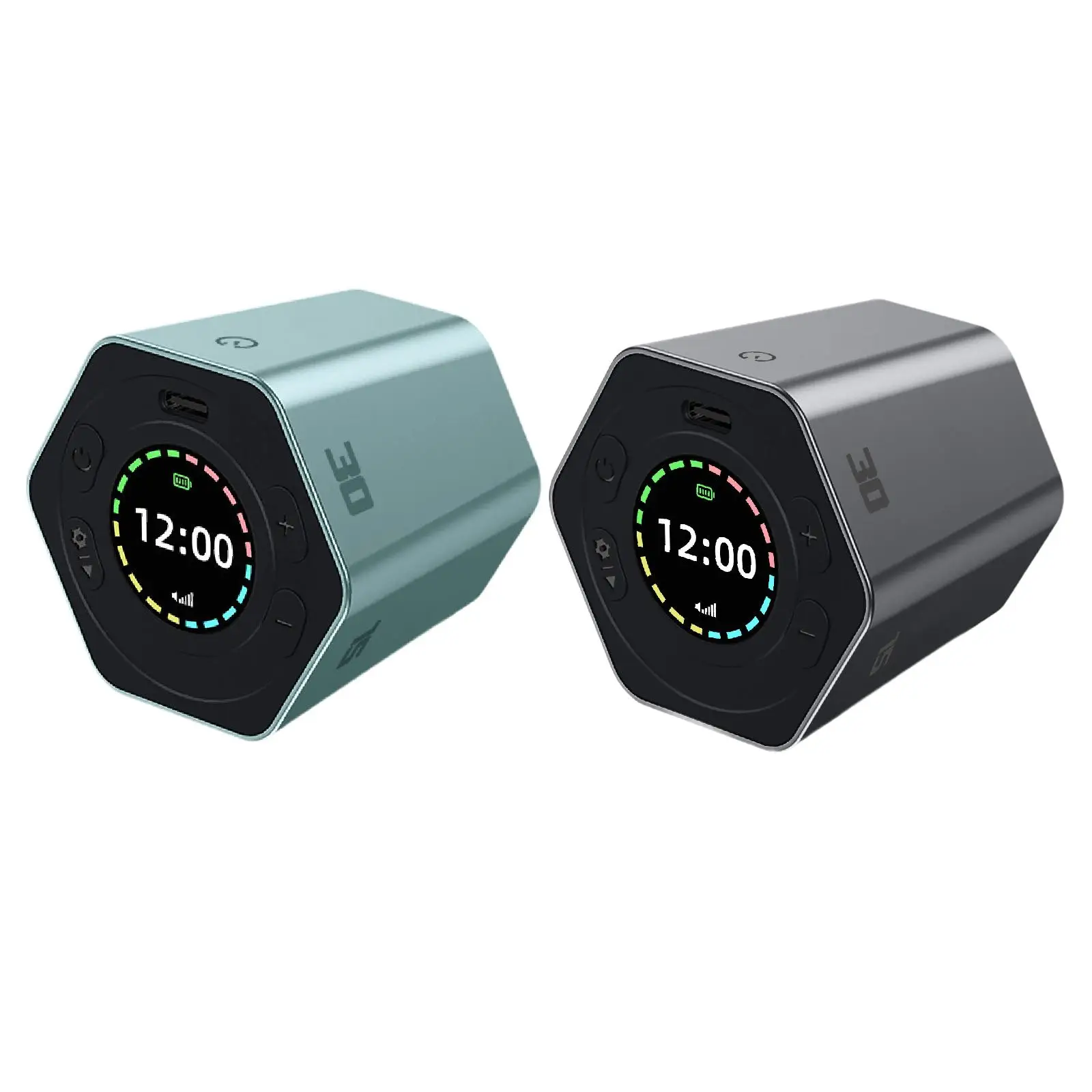 Pomodoro Timer Hexagon Magnetic Flip Focus Timer for Cooking Office Task