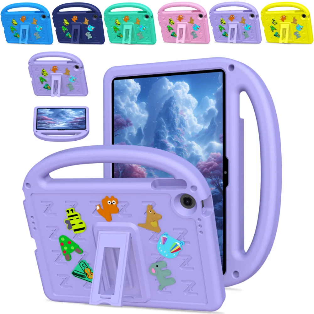 

Soft EVA Case for Lenovo Tab 10.1 2025 TB-311FU K10 2nd TB311XU 10.1" Cute Cartoon Kids Letters Tablet Cover Built-in Stand Case