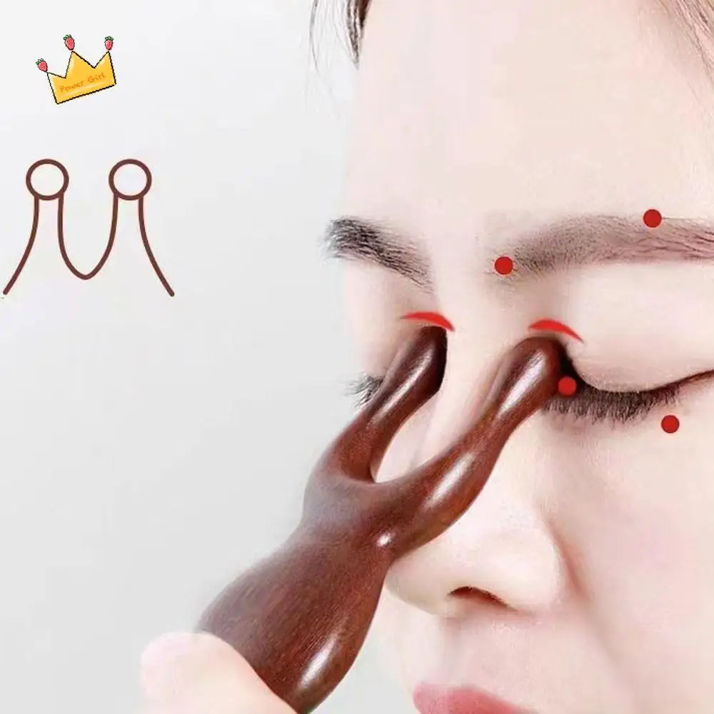 

Two Comb Teeth Frog Shape Massage Comb Anti-Static Nose Shaping Roller Facial Massage Comb Acupuncture Eyes Massage Comb