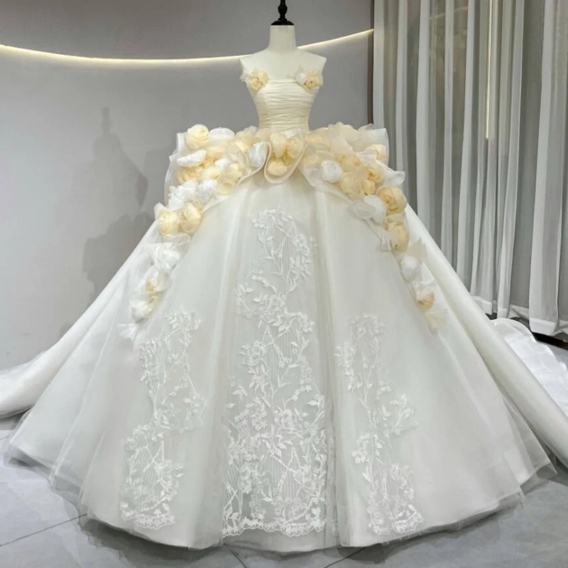 

Белые блестящие платья Quinceanera с открытыми плечами и аппликацией из цветочного тюля для вечеринки, дня рождения, милое платье 16, Vestidos 15 De Anos