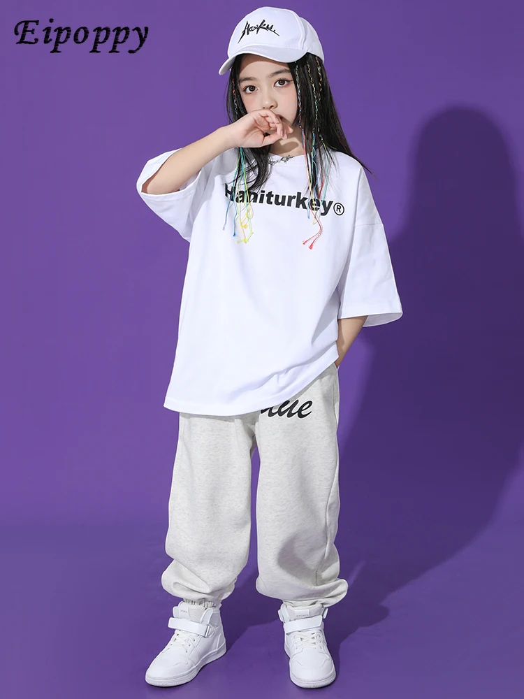 Taniec uliczny dziecięca odzież chłopięca modne przystojne spodnie z krótkim rękawem Hip Hop odzież dziecięca modna marka Hip Hop