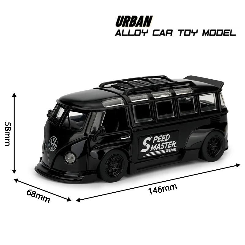 1:32 Scale Volkswagen Bus T1 Modified Metal Alloy Diecast VW Car