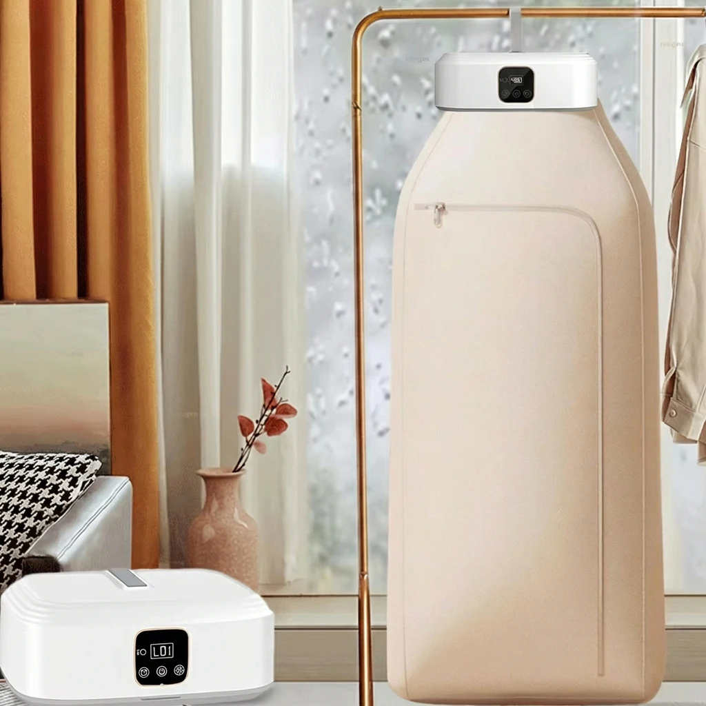 

Мини-портативная складная электрическая сушилка для быстрой интеллектуальной сушки с таймером, компактная дорожная сушильная сумка-шкаф для дома