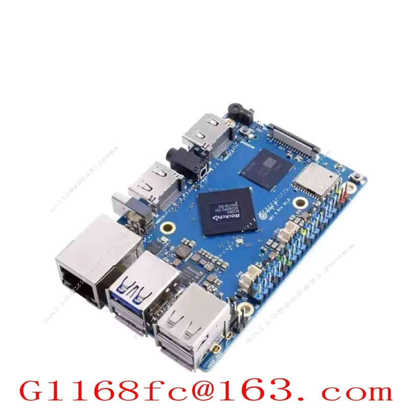 Pi 5 Pro RK3588S 4GB-16GB RAM AI Edge Computing Mini PC for NAS Router DIY Server with Orange Pi OS  Bare Board Computer