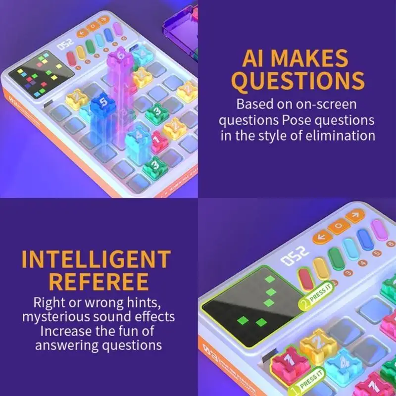 Y88d Interactive Electronic Sudoku Spiel für Kinder tragbares Gehirntraining Puzzle Alter von 6 bis 12 Jahren