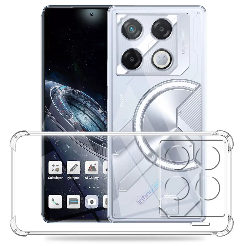 For Infinix GT 20 Pro X6871 GT20Pro Case Shockproof Clear Soft Silicone Back Cover TPU Phone Case on Infinix GT 20 Pro 5G Coque