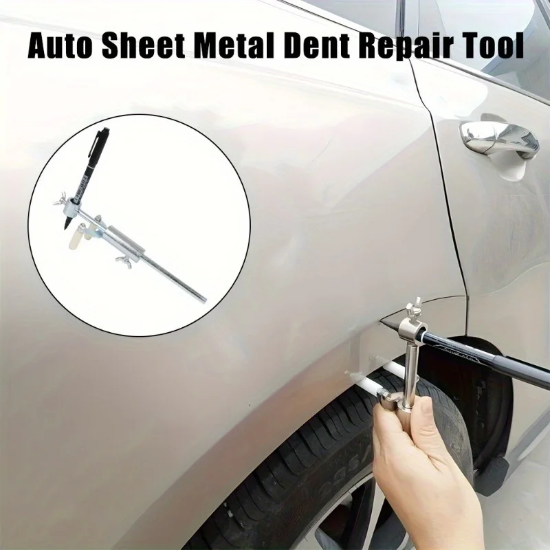 

1PC Car Wheel Eyebrow Scriber Auto Sheet Metal Dent Repair Tool Data Recovery Wheel Eyebrow Rib Line Parallel Drawing Tool