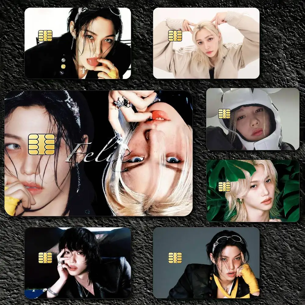 Sunshine F-FelixS Singer Decorative Waterproof Film Skin Cover Credit Card Stickers Debit Front Bank Bus Pass