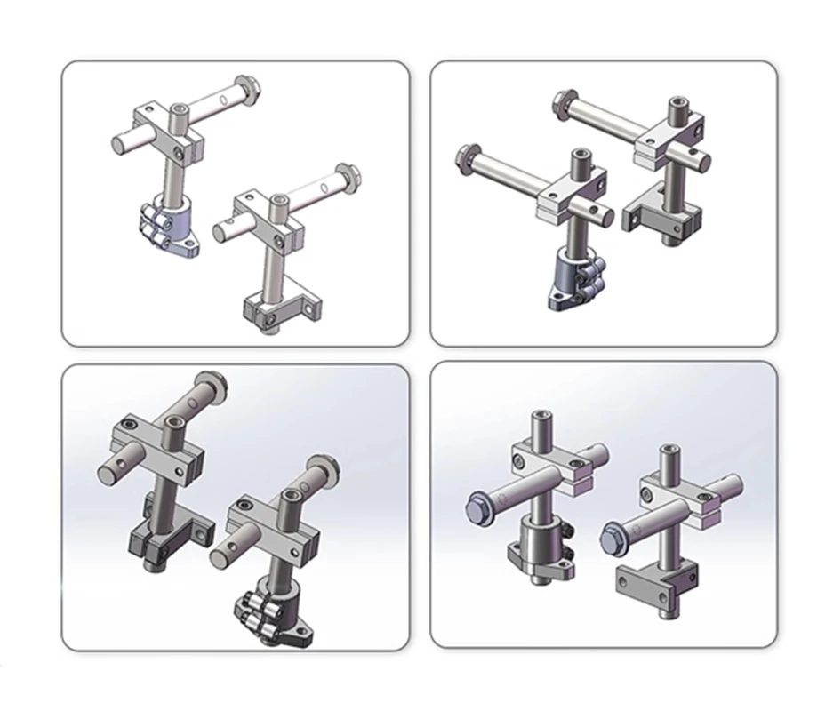 304/201 Steel Conveyor Accessories New T Guardrail Bracket Conveyor Cross Clip Up/Down Adjustment Chuck for Mining Applications