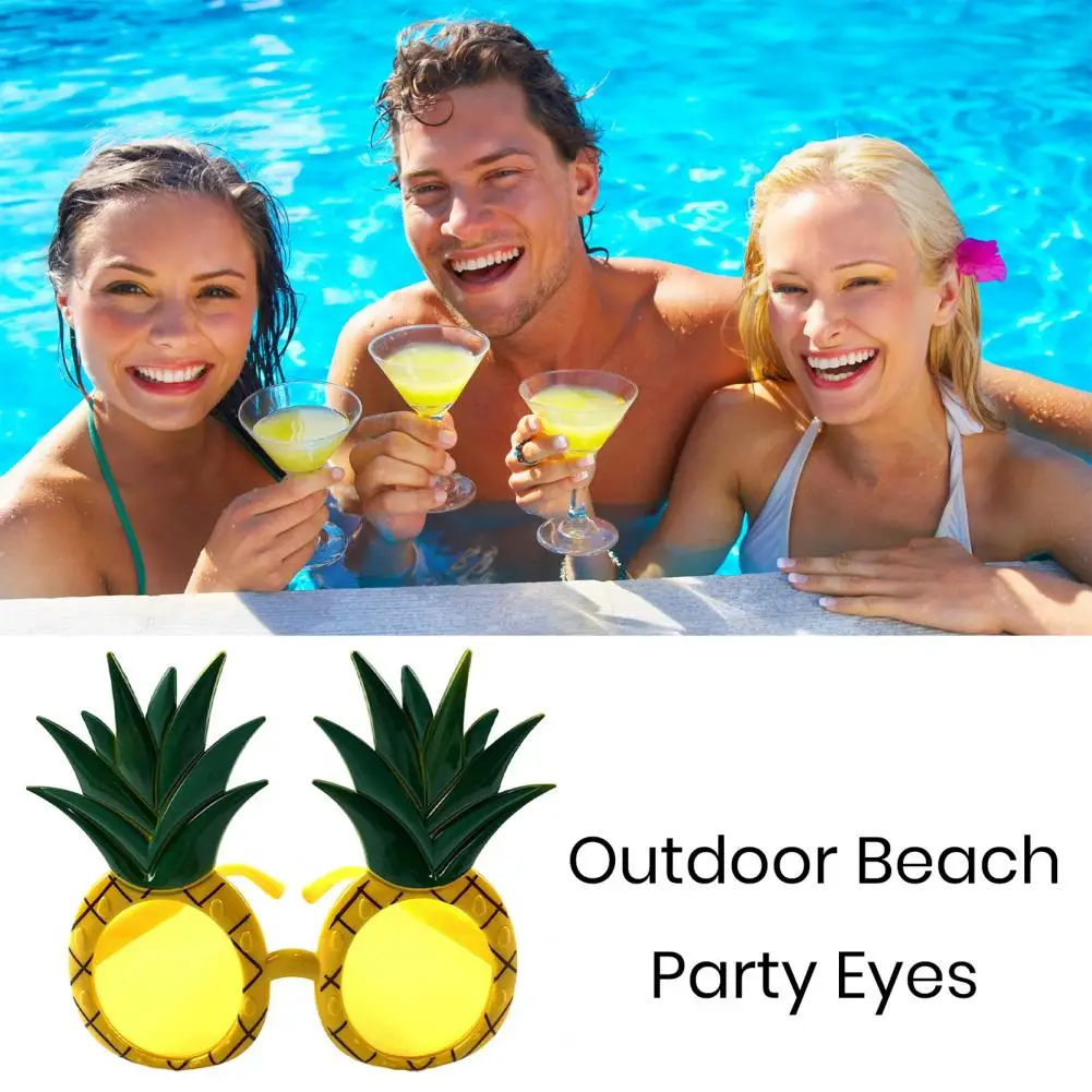 Attractive Party Glasses Bright Color All Match ABS Hawaiian Style Party Glasses Funny Sunglasses