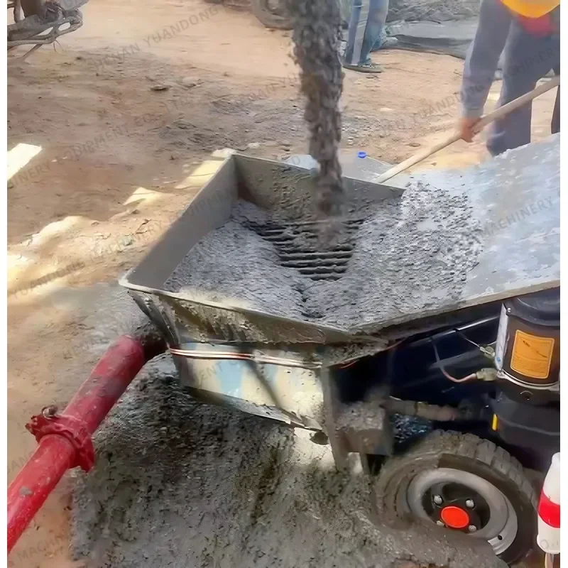 [2026] Widely Sand Concrete Pump Machine 15M3/H Customized Voltage Stationary Concrete Pump