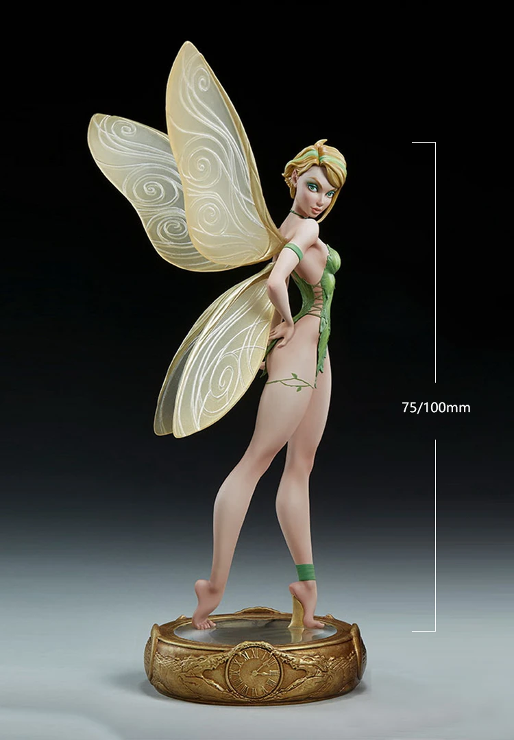 

1/24 75mm 1/18 100mm Resin Model Kits Butterfly Fairy Figure Sculpture Unpainted No Color RW-913