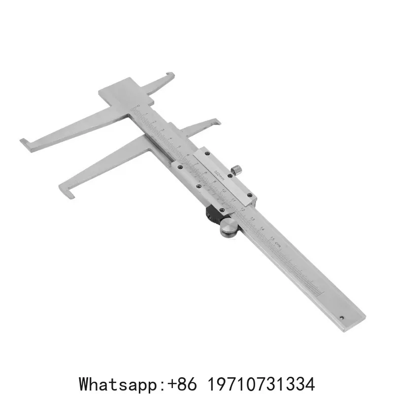 Carbon Steel Inside Groove Vernier Caliper Inner Micrometer Gauge Ruler Measuring Tool 9-150mm
