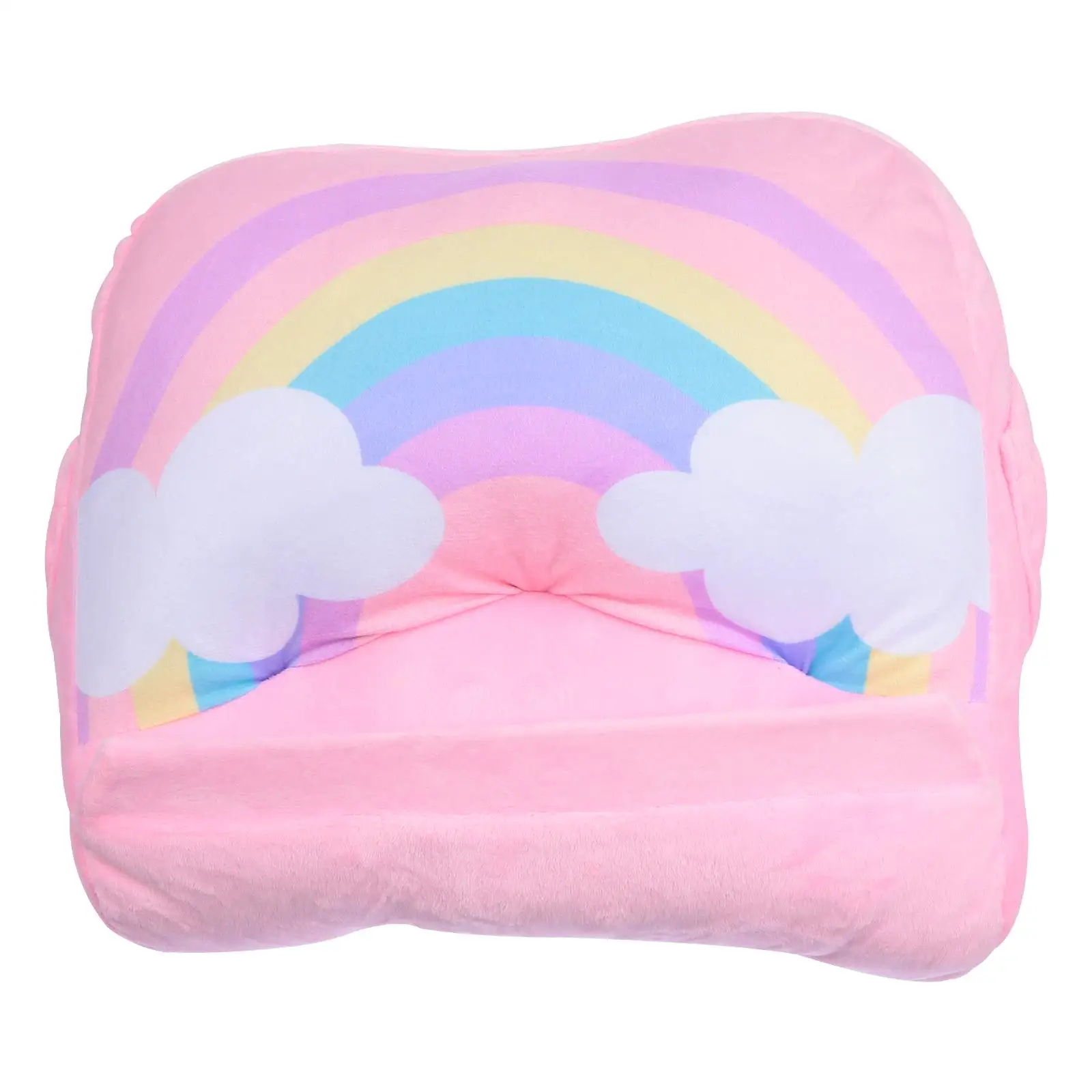 Support d'oreiller pour tablette, support pour ordinateur portable, téléphone portable, dessin animé, double usage