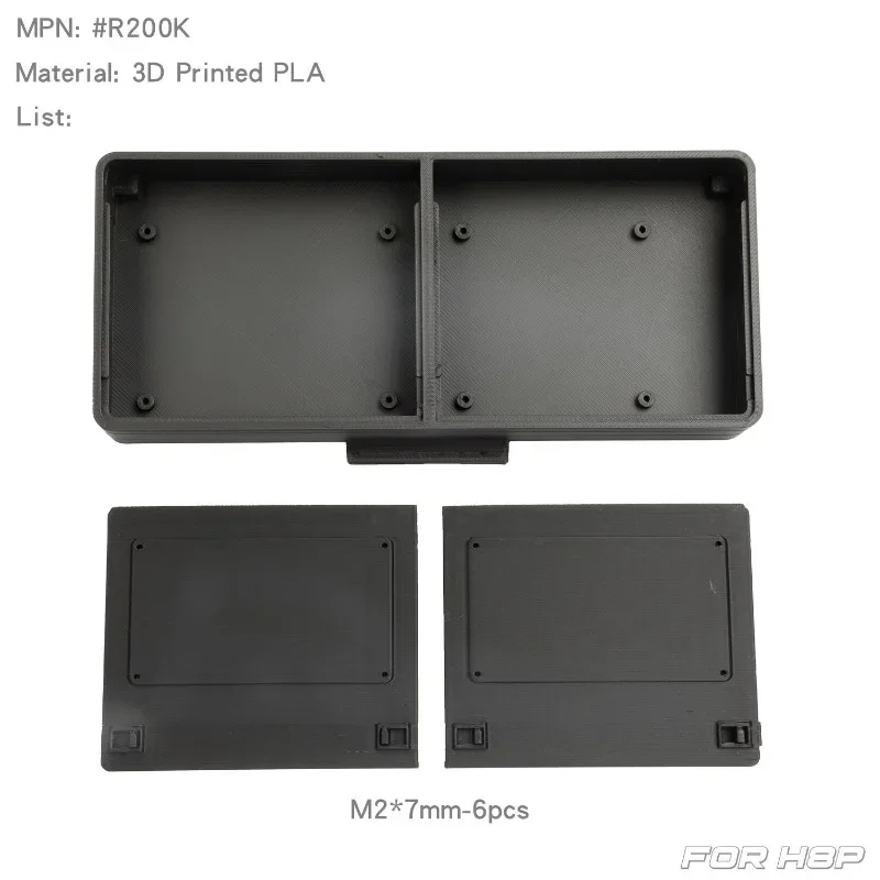 1/8 MJX H8H RC Crawler Side Window Expansion Box Tool Storage Bag,Scale Model Parts Upgrade Modification Accessories/Storage Bag