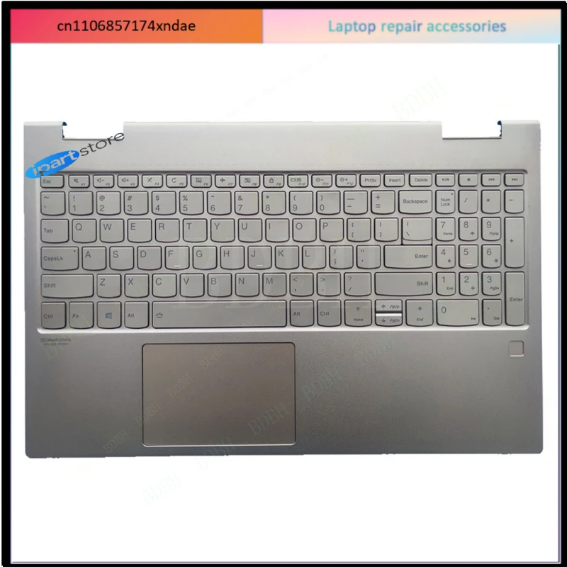 For  Lenovo For Yoga C740-15IML Palmrest Backlit Keyboard Touchpad Gold/Iron Grey