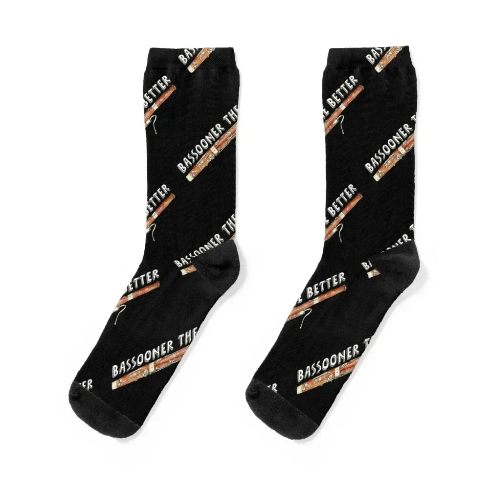 

Bassooner the better Socks gift Hiking boots christmas gifts luxe Socks For Man Women's