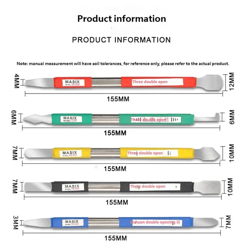 TE-020 5in1 LCD Opening Disassembly And Repair Skid Pod Prying Knife For Mobile Phone Tablet LCD Screen Repair Tool