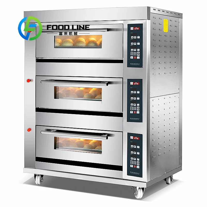 customize Smart Digital Oven 3 6 9 Tray Commercial Baking Proofing with Touchscreen Control WiFi Enabled