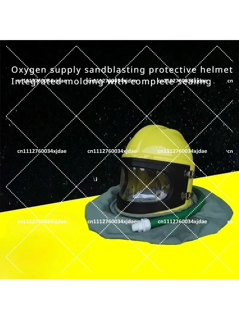 Industrial Portable Safety Anti-virus and Dustproof Helmet Shawl Cap Protective Face Mask Spray Paint Suit Sandblasting Cap