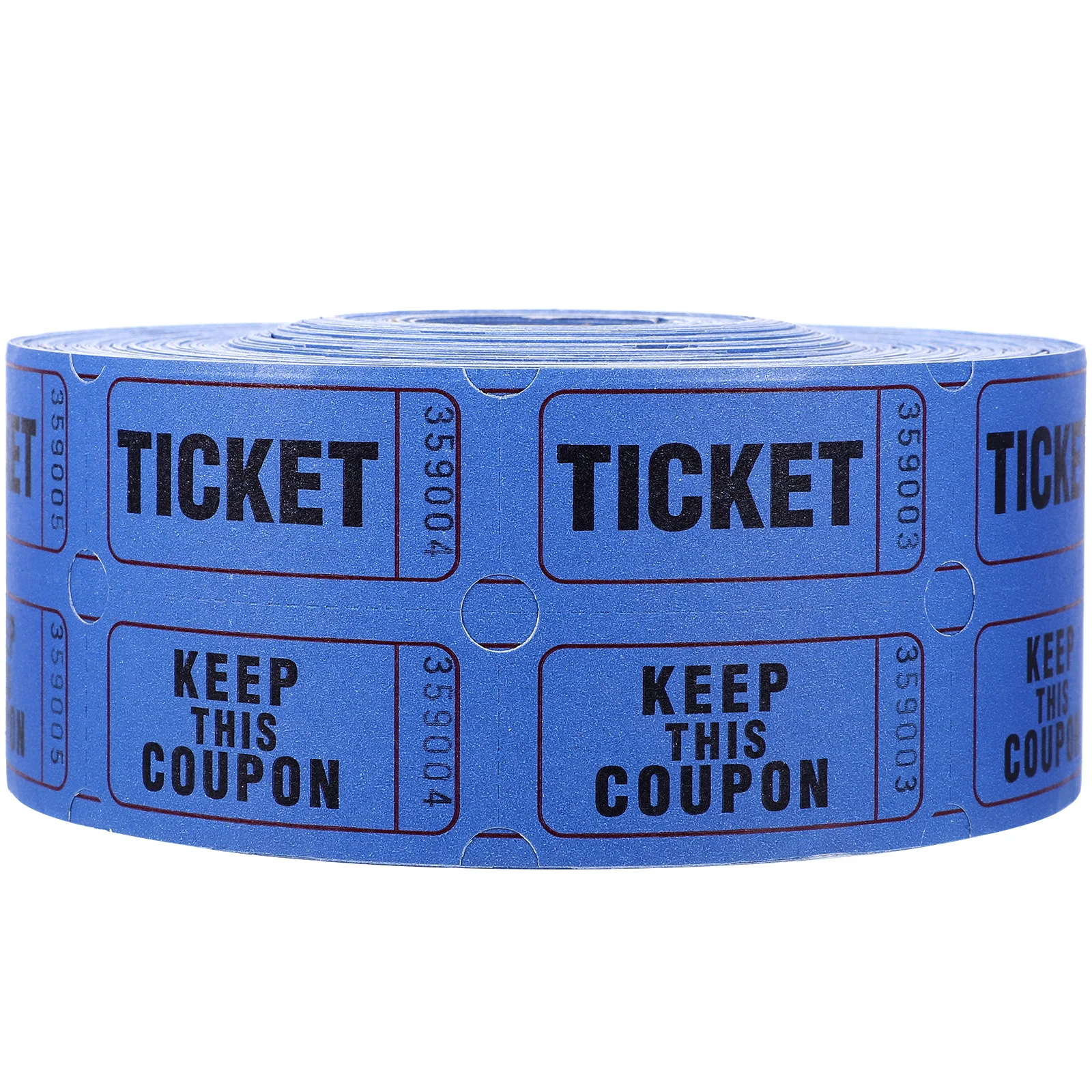 Lottery Raffle Tickets Prize Game Vouchers Party Universal Carnival Double Paper Labels