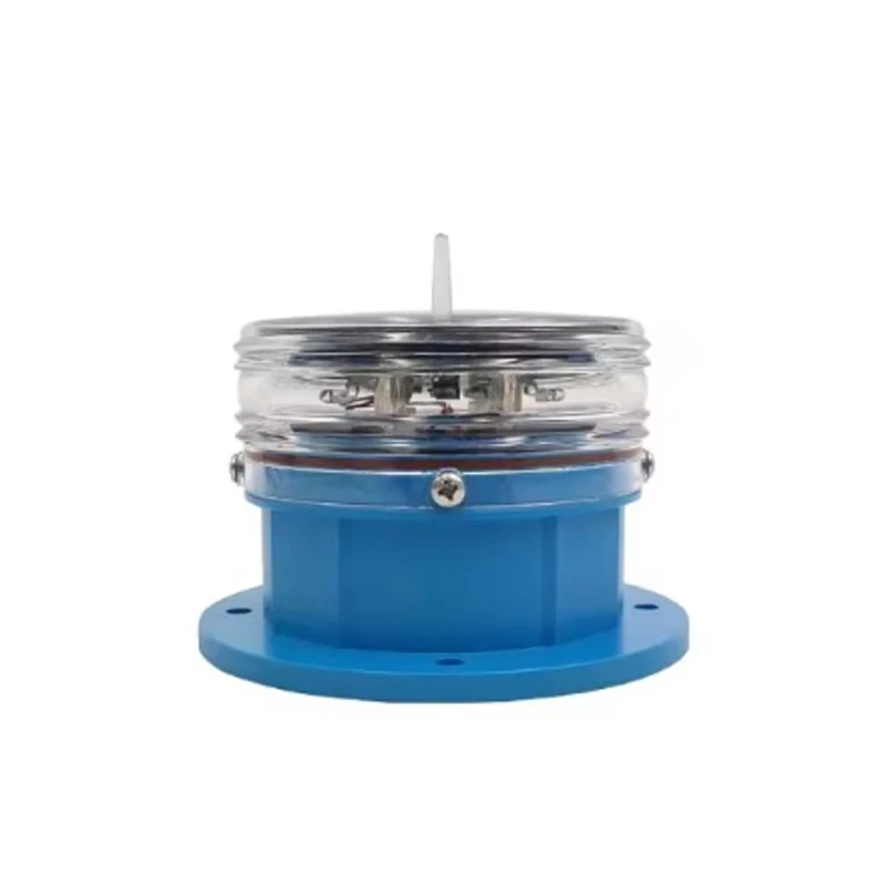 Custom Color Solar LED Navigation Lantern Corrosion Resistant Waterproof Marine Boat Signal Lamp