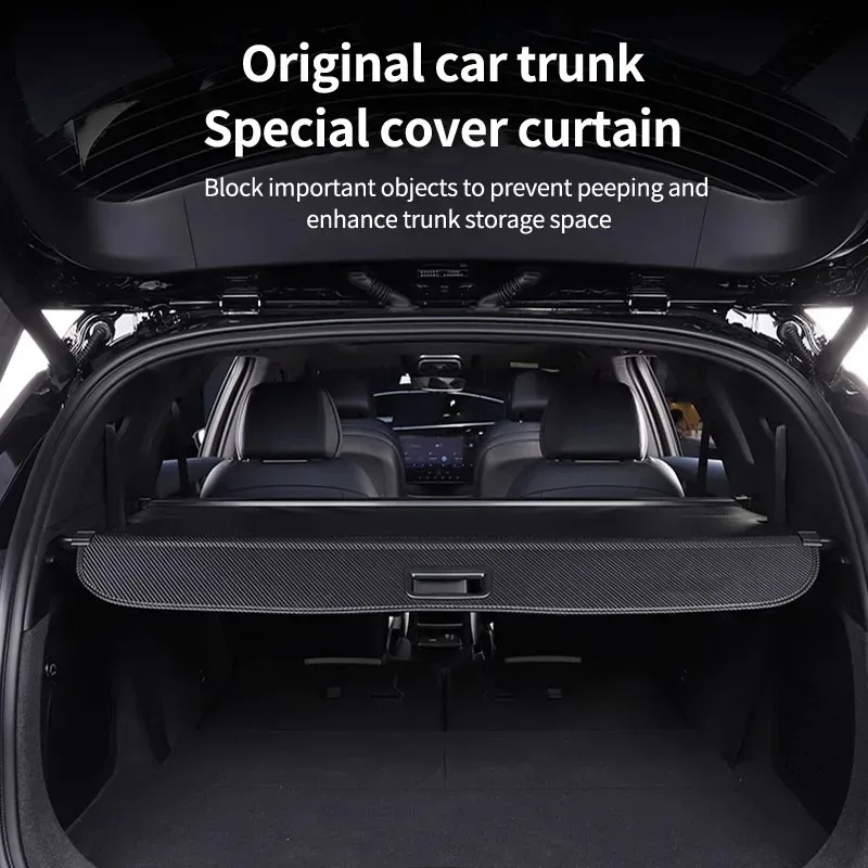 Car Trunk Curtain Covers For Nissan Versa Note E12 2014~2019 Retractable Luggage Trunk Storage Rack ABS Shields Auto Accessories