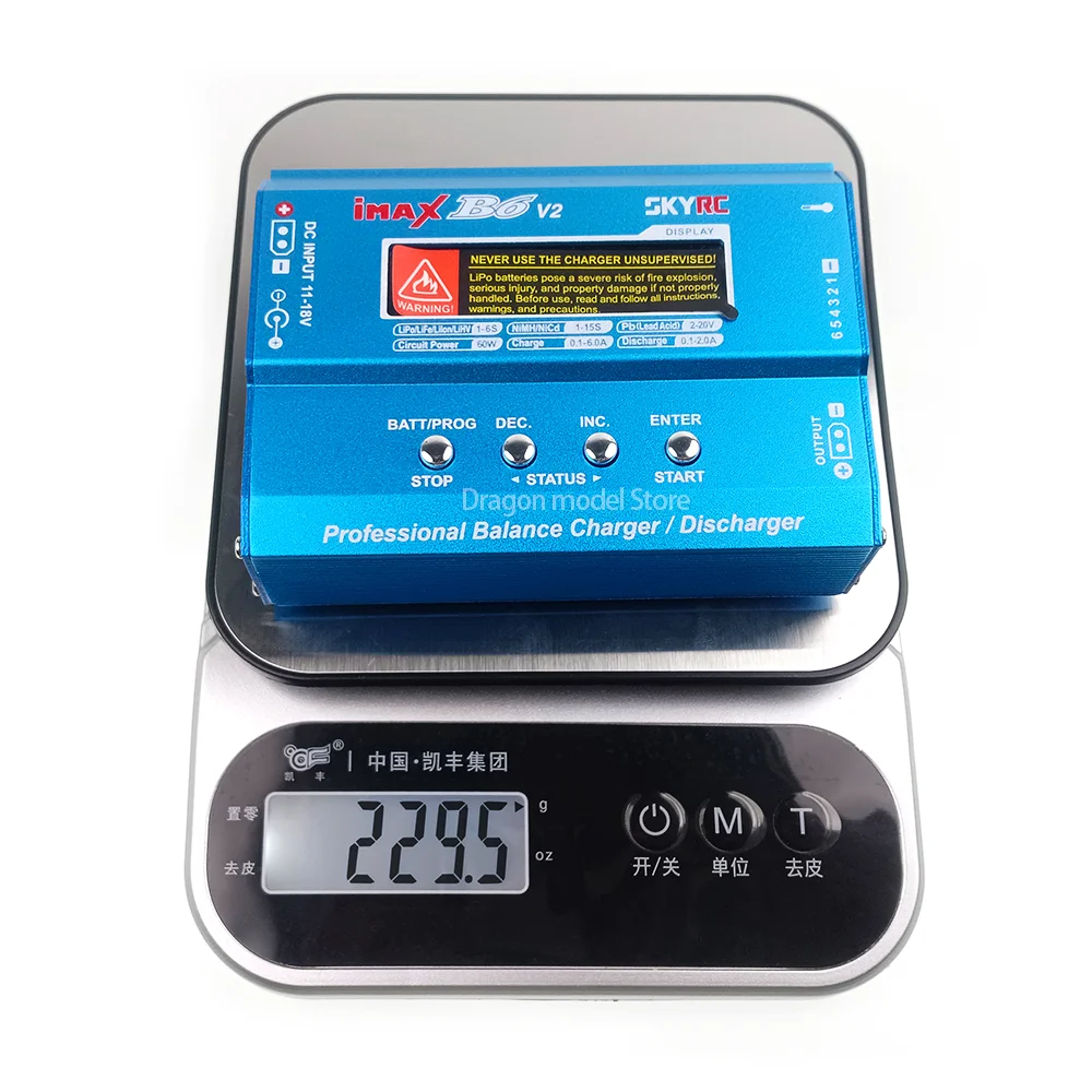 SKYRC IMAX B6 V2 6A 60W Balance Charger Discharger For NiMH NiCD LiHV NiCd Li-ion Battery Charger for  Mavic/Inspire Battery