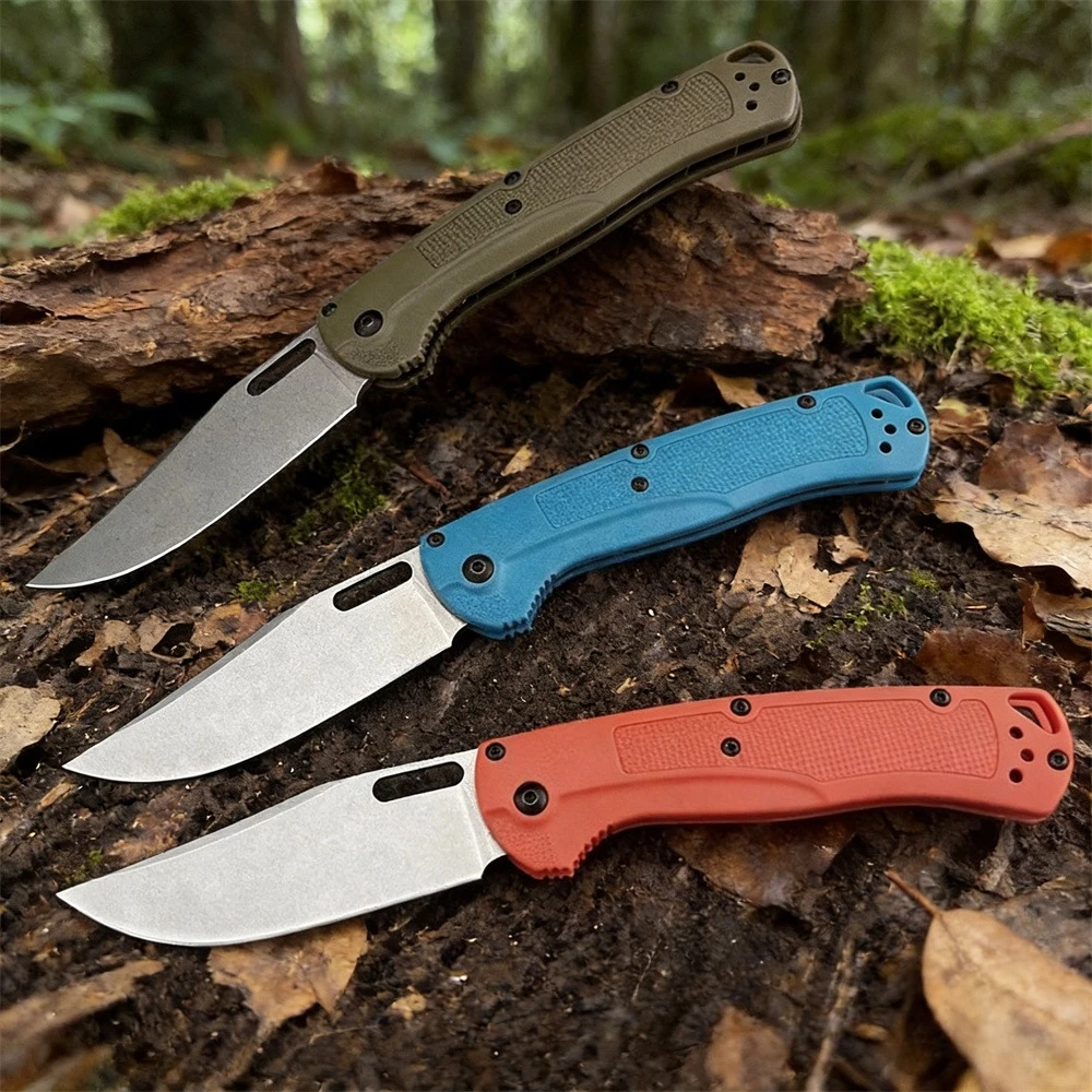 

Тактический складной нож BM 15535 с лезвием из стали CPM-154 и рукоятью из нейлона и стекловолокна – инструмент для выживания в дикой природе, охоты и самообороны