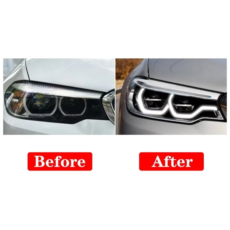 Full LED Headlight Assembly, High Low Beam DRL Signal Lamp, Premium Auto Styling Accessories 2017-2020